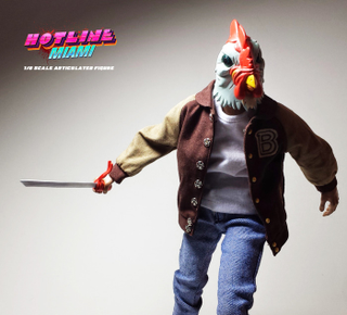 Illustration for article titled Hotline Miami Action Figure Dials B For Badass